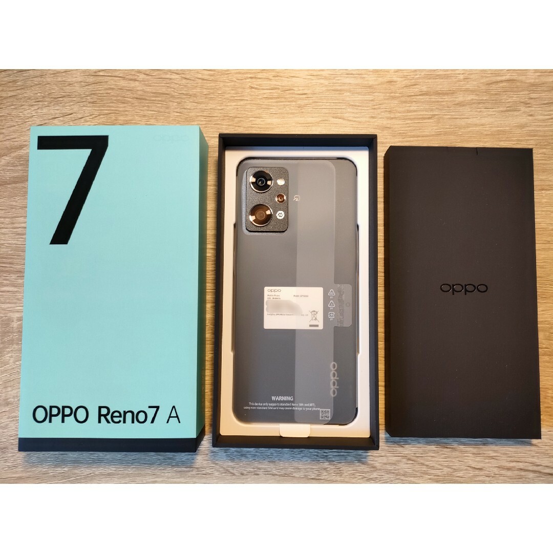 【未使用・新品】OPPO Reno7A CPH2353　スターリーブラック