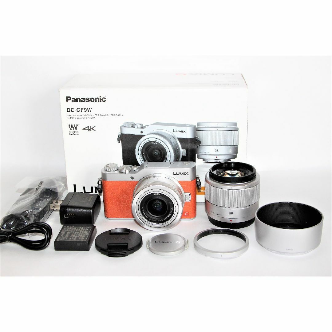 美品】Panasonic LUMIX G DC-GF9W Wレンズキット - ミラーレス一眼