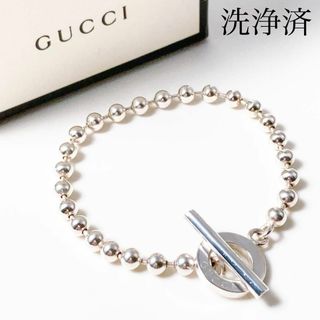 グッチ(Gucci)の【洗浄済】グッチ GUCCI 925 ブレスレット ボールチェーン シルバー(ブレスレット)