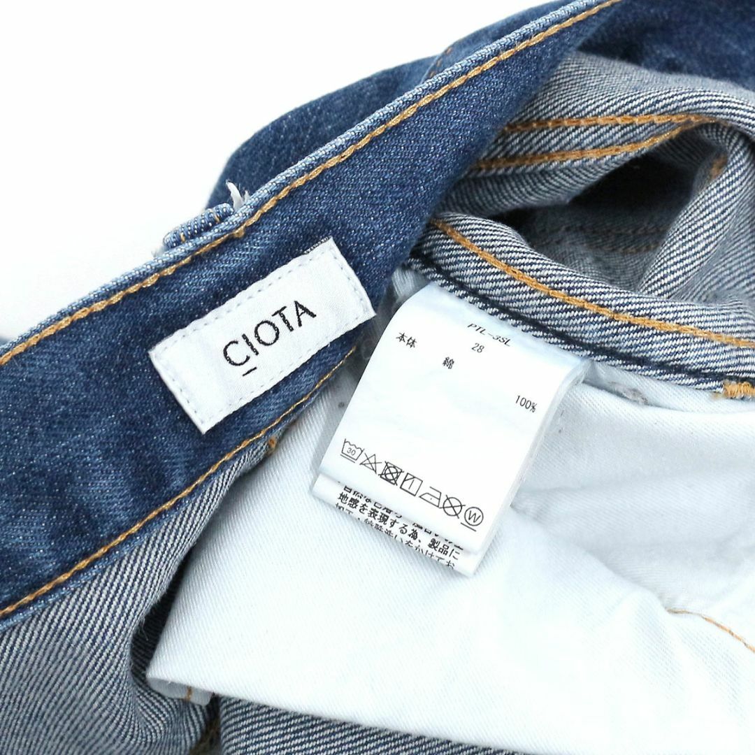 シオタ 21SS インディゴスビンコットン13.5ozスリムデニムパンツの通販