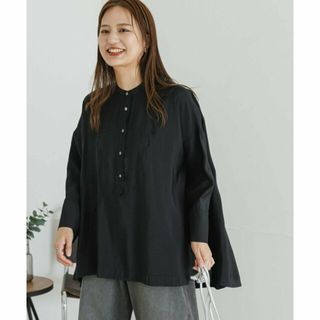 アーバンリサーチ(URBAN RESEARCH)の【BLACK】フロントデザインドルマンブラウス(シャツ/ブラウス(長袖/七分))