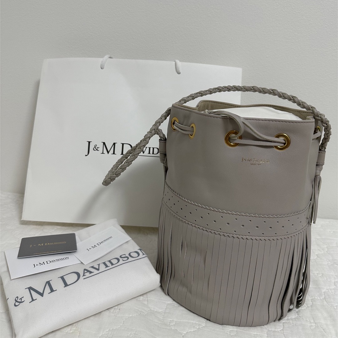 ☆週末限定値下☆J&M DAVIDSON CARNIVAL L ライトグレー - ハンドバッグ