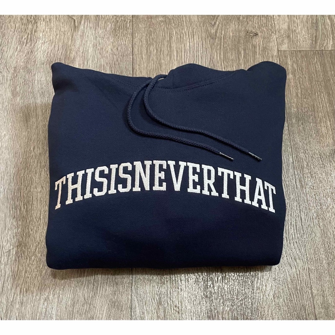 【韓国ストリート】thisisneverthat logo hoodie