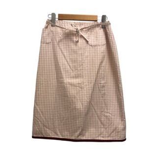 美品✨IENA【イエナ】台形スカート 膝丈スカート チェック柄 日本製