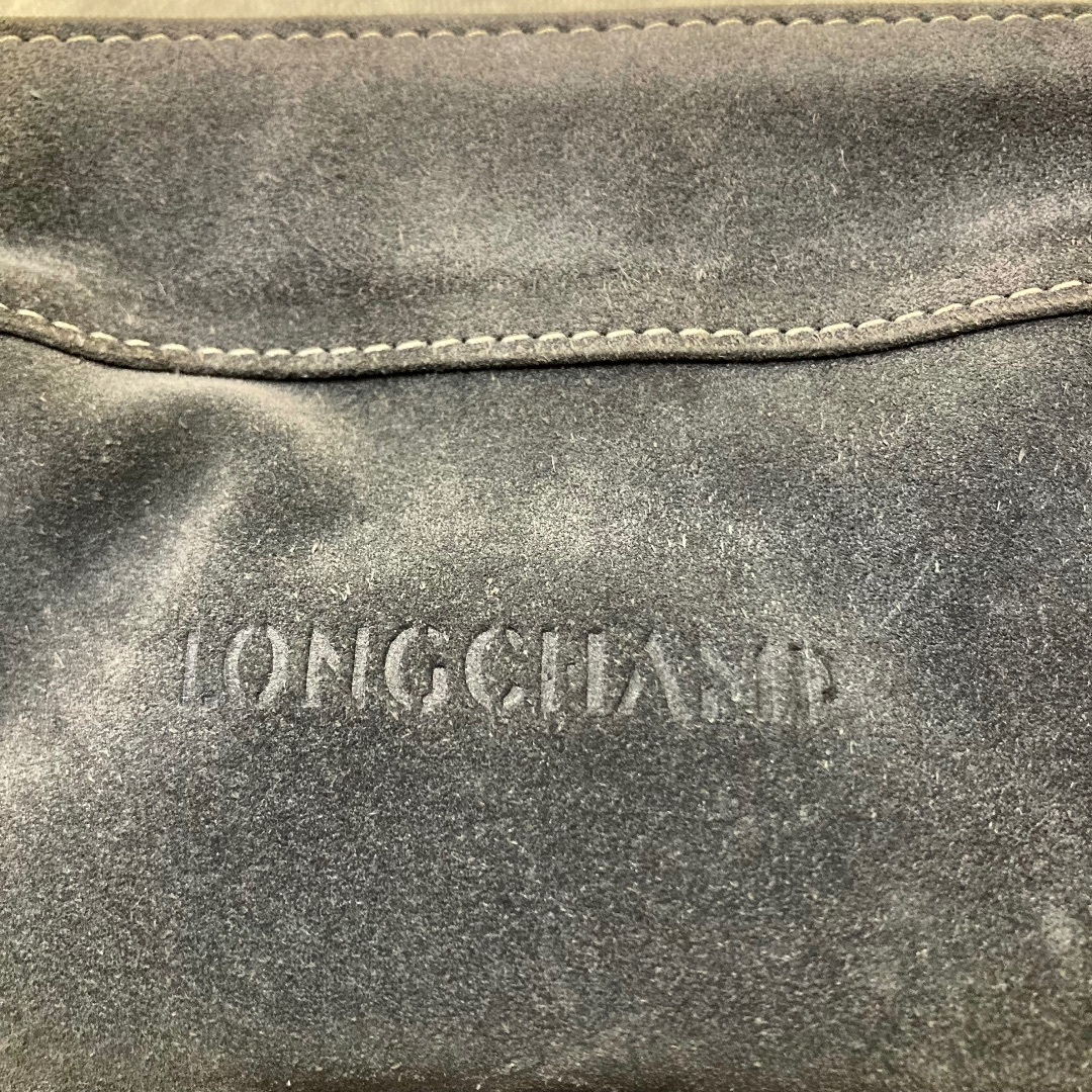 ☆ロンシャンLONGCHAMP　スエードショルダーバッグ　トートバッグ　グレー☆