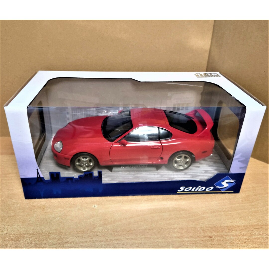 1/18 トヨタ スープラ JZA80 レッド TOYOTA SUPRA ソリドの通販 by