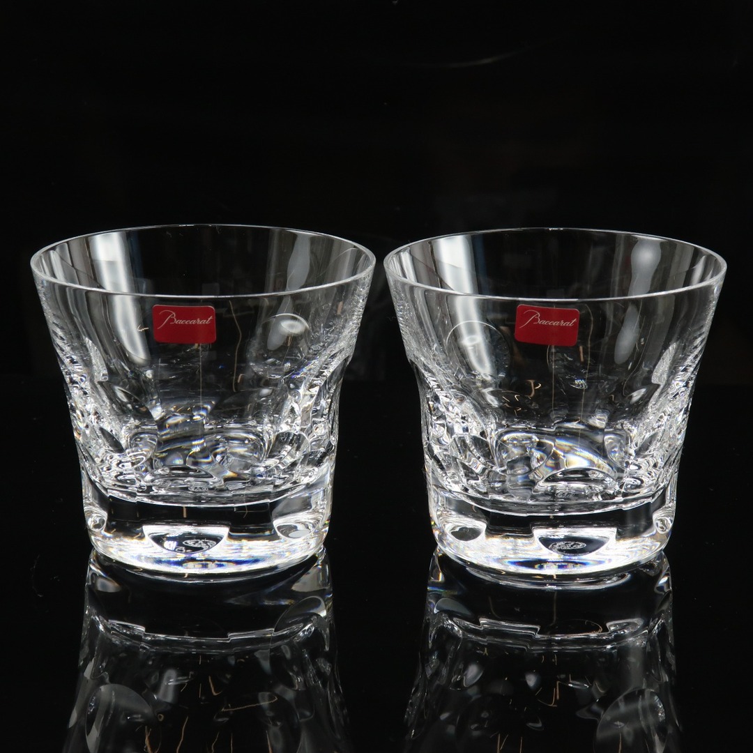 Baccarat(バカラ)の【Baccarat】バカラ ベルーガ(BELUGA) 2010年タンブラー×6個セット ギフトパッケージ クリスタル _ 食器 インテリア/住まい/日用品のキッチン/食器(食器)の商品写真