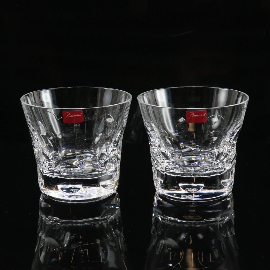 Baccarat(バカラ)の【Baccarat】バカラ ベルーガ(BELUGA) 2010年タンブラー×6個セット ギフトパッケージ クリスタル _ 食器 インテリア/住まい/日用品のキッチン/食器(食器)の商品写真