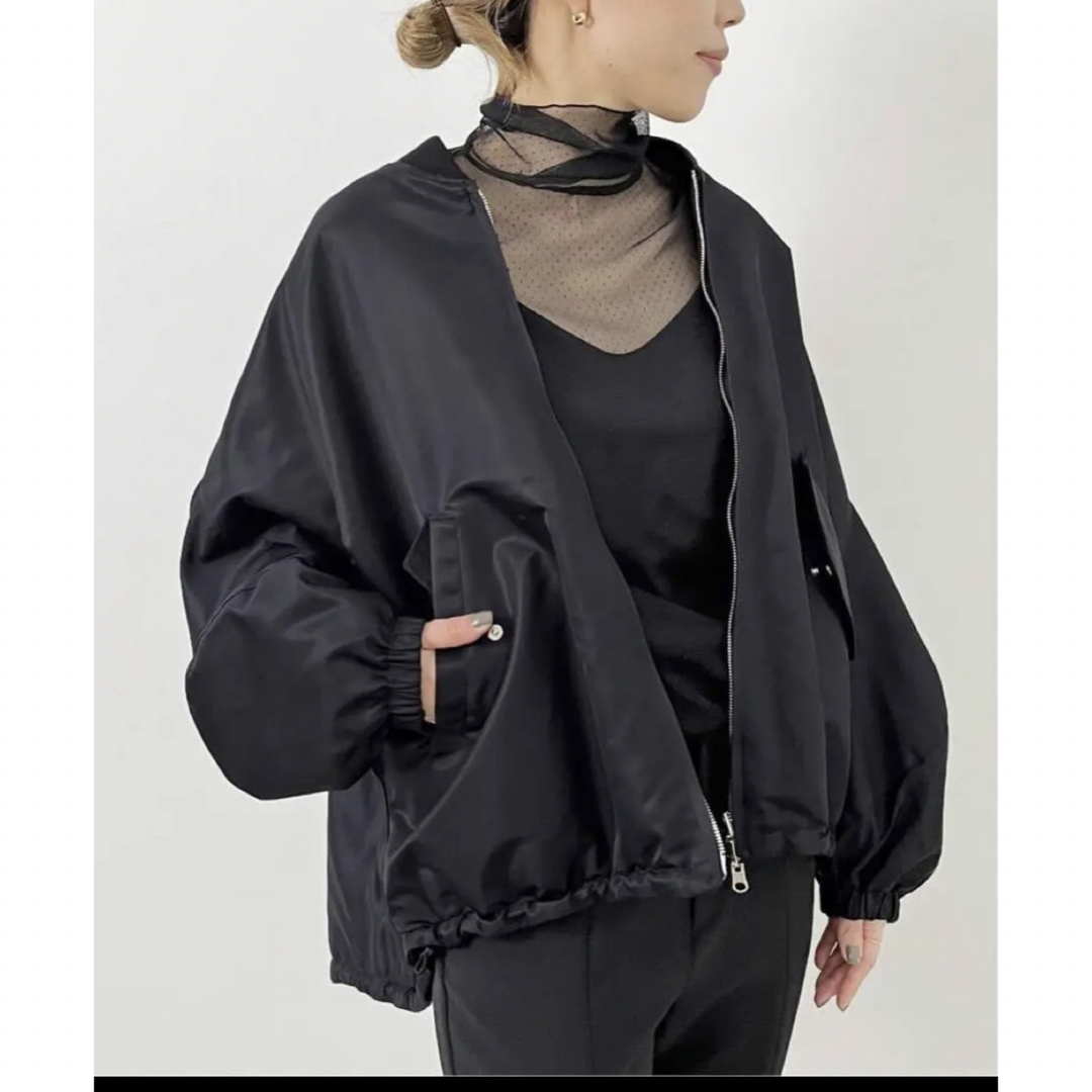 L'Appartement DEUXIEME CLASSE(アパルトモンドゥーズィエムクラス)のL'Appartement LISIERE Reversible Blouson レディースのジャケット/アウター(ブルゾン)の商品写真