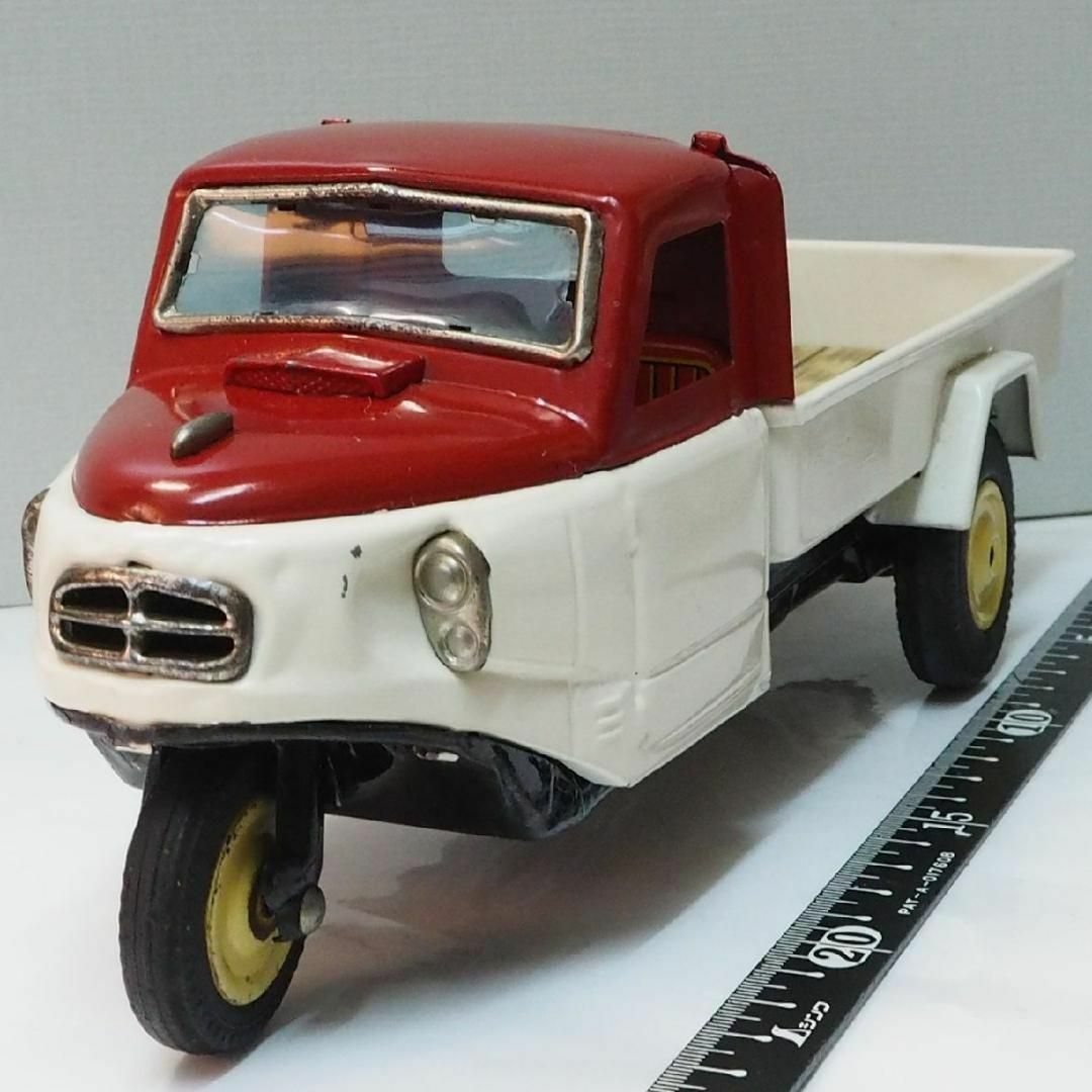 萬代屋【三菱 オート三輪トラック 青/黄緑】ブリキ自動車TIN TOY 【箱 萬代屋【三菱 オート三輪トラック 青/黄緑】ブリキ自動車TIN TOY 【箱