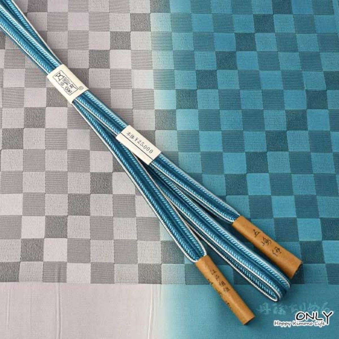 五3411☆五嶋紐 帯締め 帯揚げ セット無形文化財 皇室献上 高級 新品