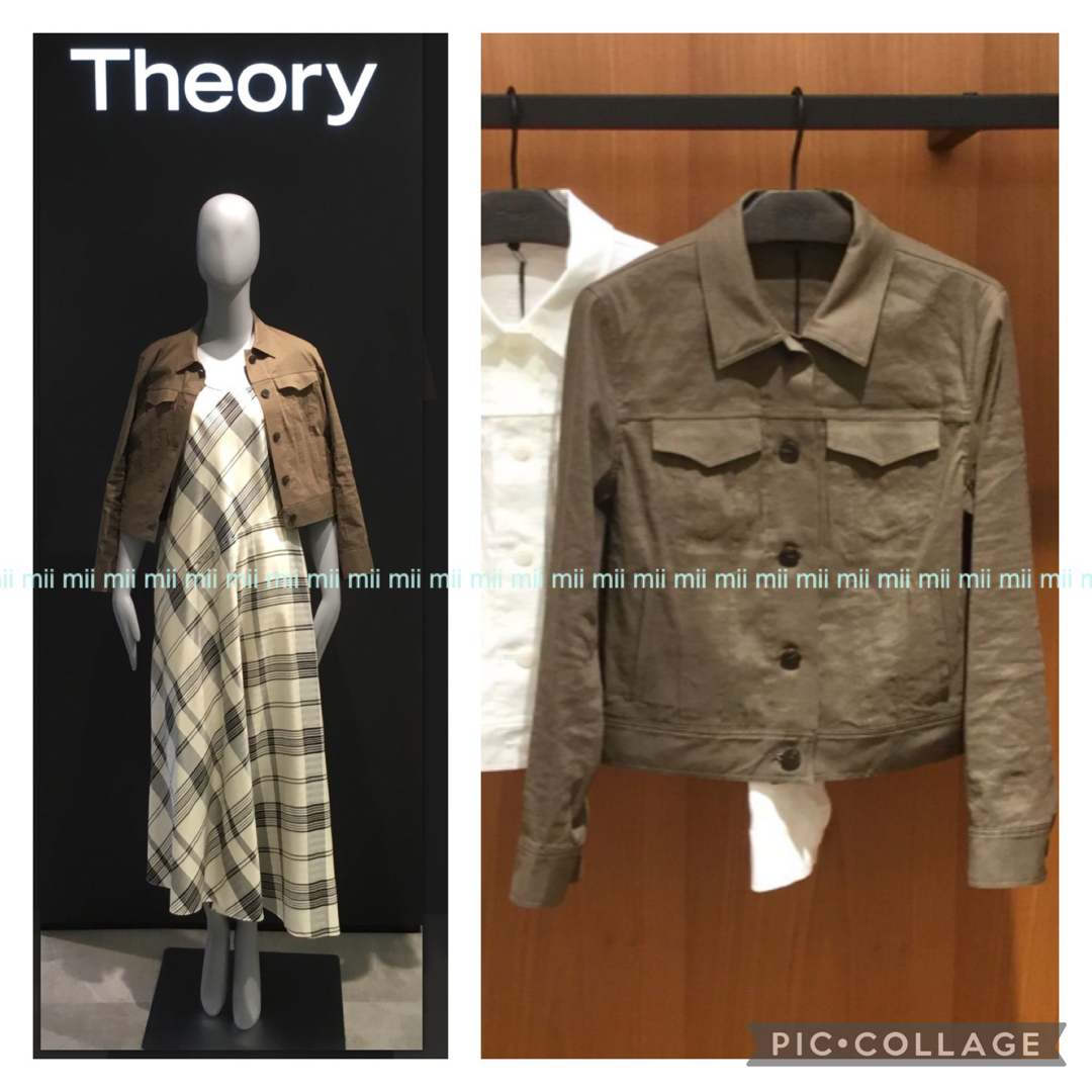 ✤2019SS セオリー Theory ジャケット✤ノーカラージャケット