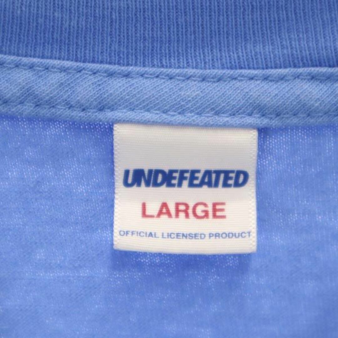 UNDEFEATED　前プリント　ロゴプリント　USA製　半袖Tシャツ　Ｌサイズ