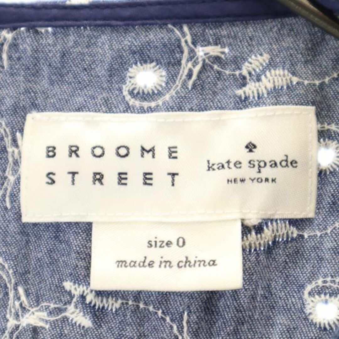 ブルームストリート ケイトスペード ノースリーブ ワンピース 0 ブルー系 BROOME STREET kate spade レディース   【230825】 7