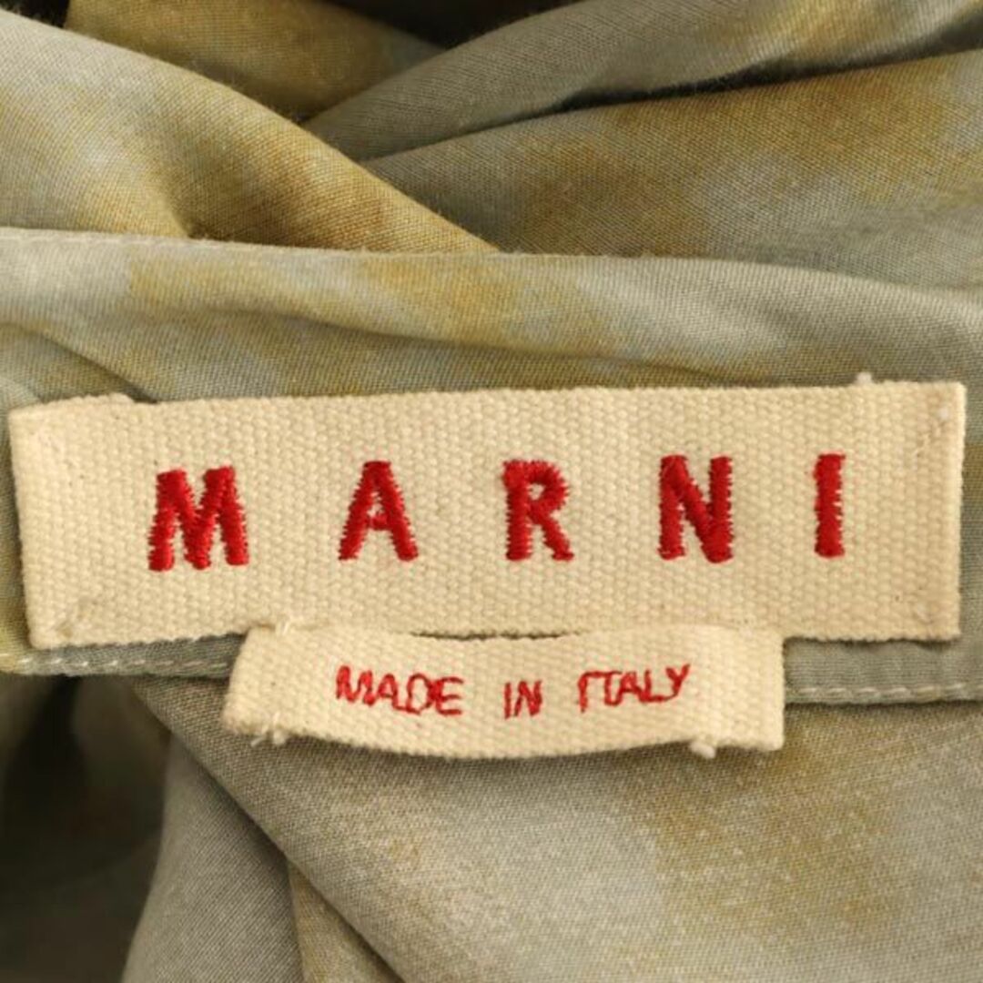 マルニ イタリア製 半袖 ワンピース 36 ブラウン系 MARNI レディース   【230825】