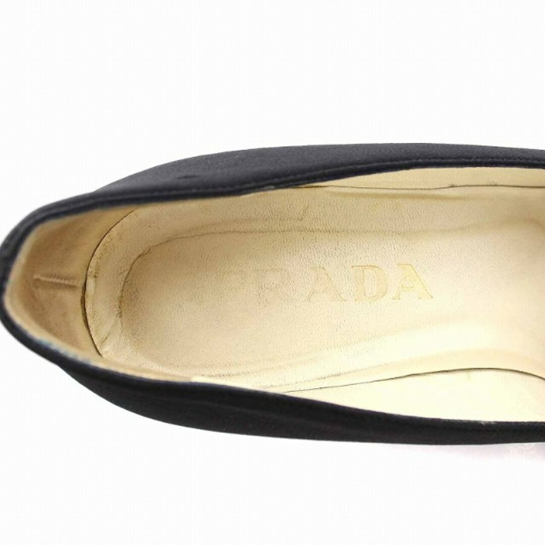 PRADA(プラダ)のプラダ PRADA パンプス チャンキーヒール スクエアトゥ 37 黒 レディースの靴/シューズ(ハイヒール/パンプス)の商品写真