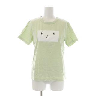 ミナペルホネン Tシャツ カットソー 半袖 クルーネック S 黄緑
