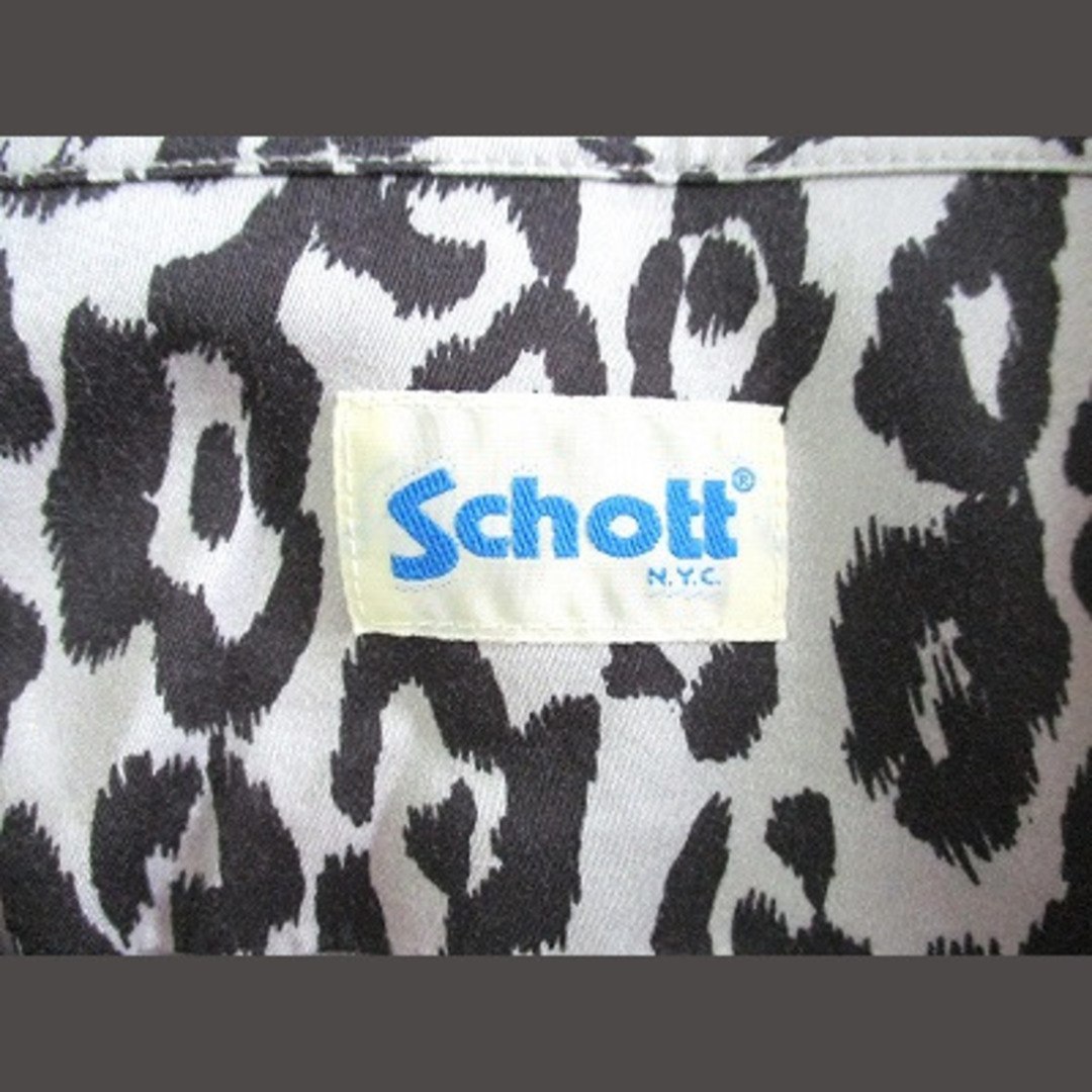 schott(ショット)のショット SCHOTT 23SS ハワイアンシャツ レオパード柄 2XL メンズのトップス(シャツ)の商品写真