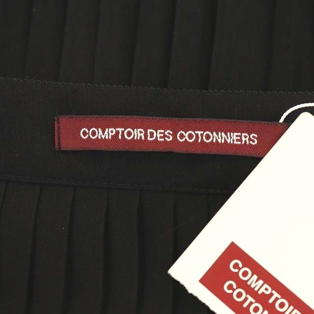 Comptoir des cotonniers(コントワーデコトニエ)のコントワーデコトニエ プリーツスカート ミモレ丈 ロング 5 黒 ブラック レディースのスカート(ロングスカート)の商品写真