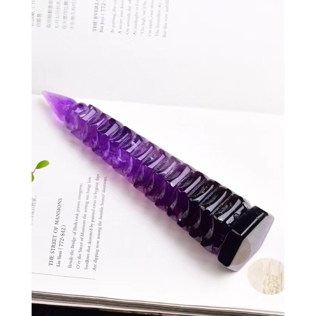 ⭐︎【天然】アメジスト 置物 302g-