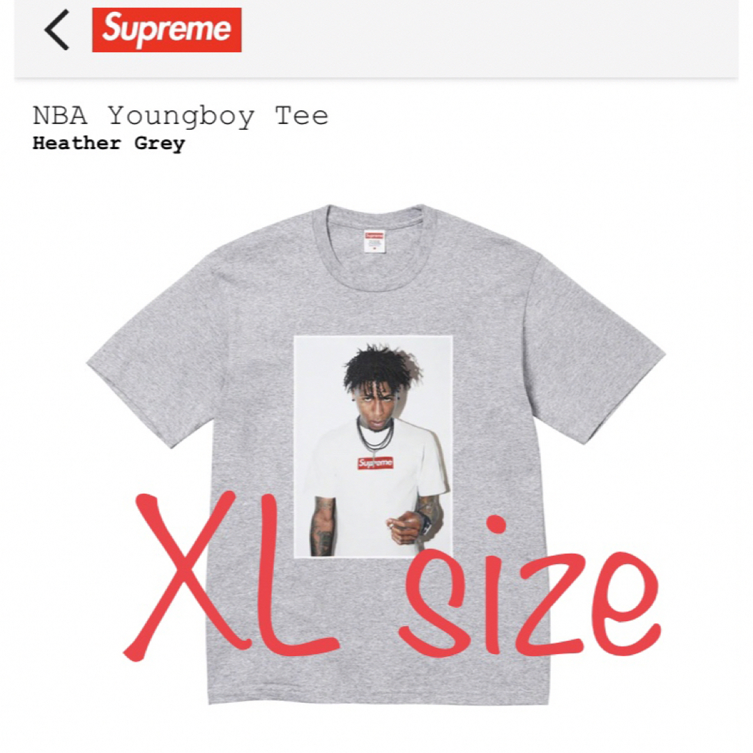 Supreme NBA Youngboy Tee シュプリーム ブラック XL