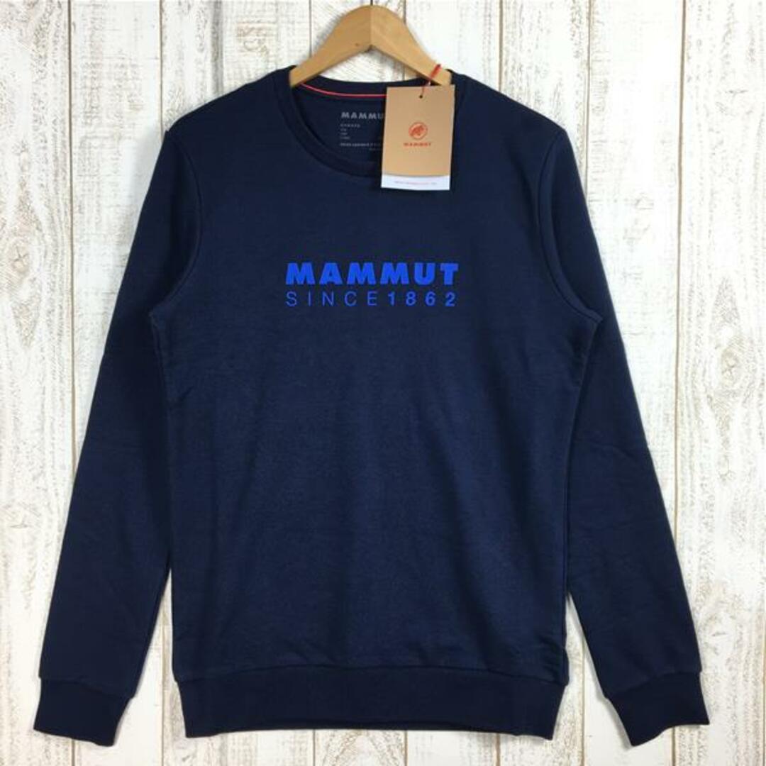 MENs S  マムート コア ミドルレイヤー クルーネック Core ML Crew Neck ロングスリーブ スウェット シャツ MAMMUT 1014-04040 ネイビー系