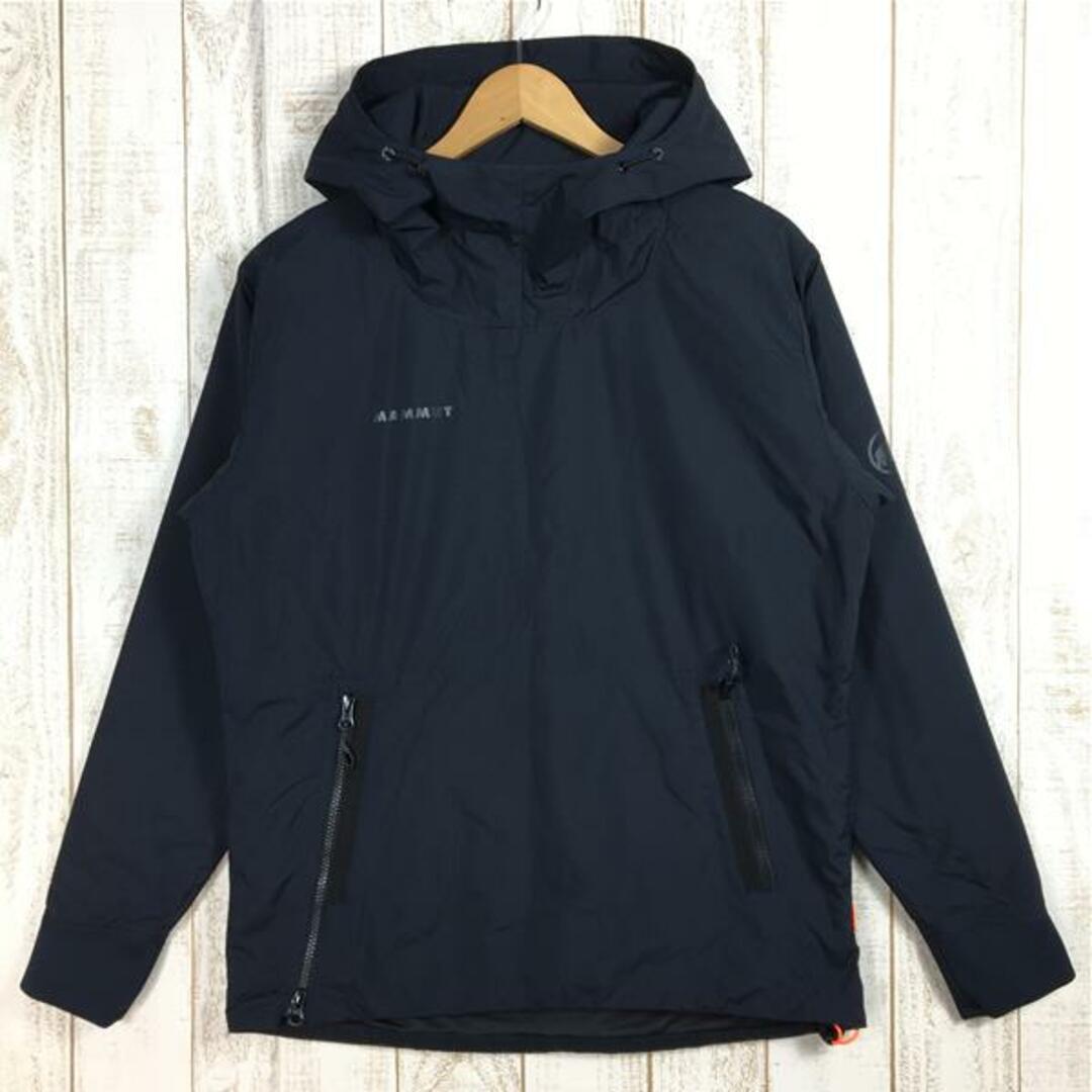 53cm着丈MENs S  マムート セオン ロック インサレーション フーディ アジアンフィット Seon Rock IN Hoody AF プルオーバー アノラック パーカー ジャケット MAMMUT 1013-01660 ブラック系