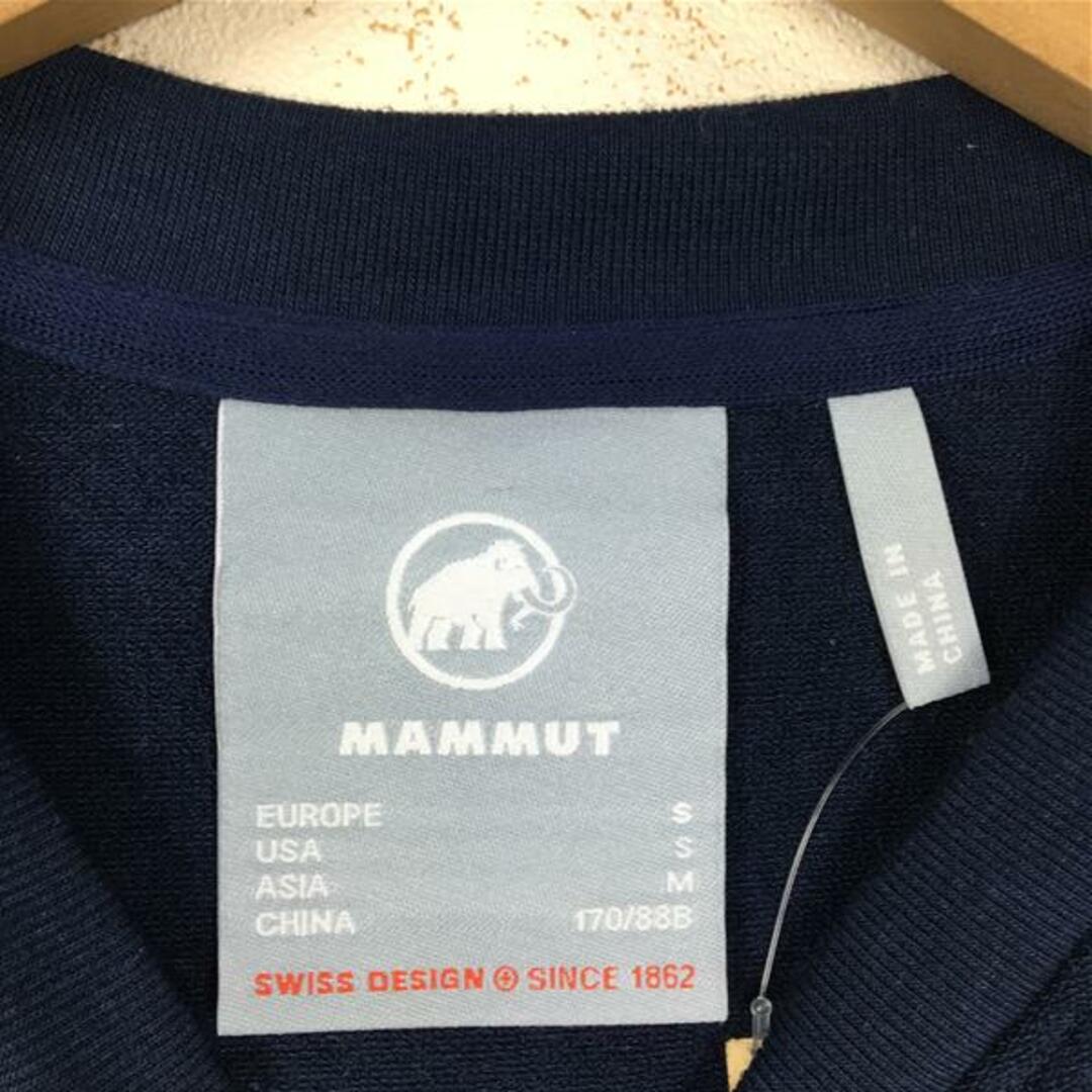 Mammut(マムート)のMENs S  マムート フロッティ Tシャツ アジアンフィット Frottee T-Shirt AF タオル地 パイル地 MAMMUT 1017-01920 ネイビー系 メンズのメンズ その他(その他)の商品写真