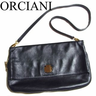 ORCIANI オルチアーニ 2way レザー ショルダーバッグ クラッチバッグ