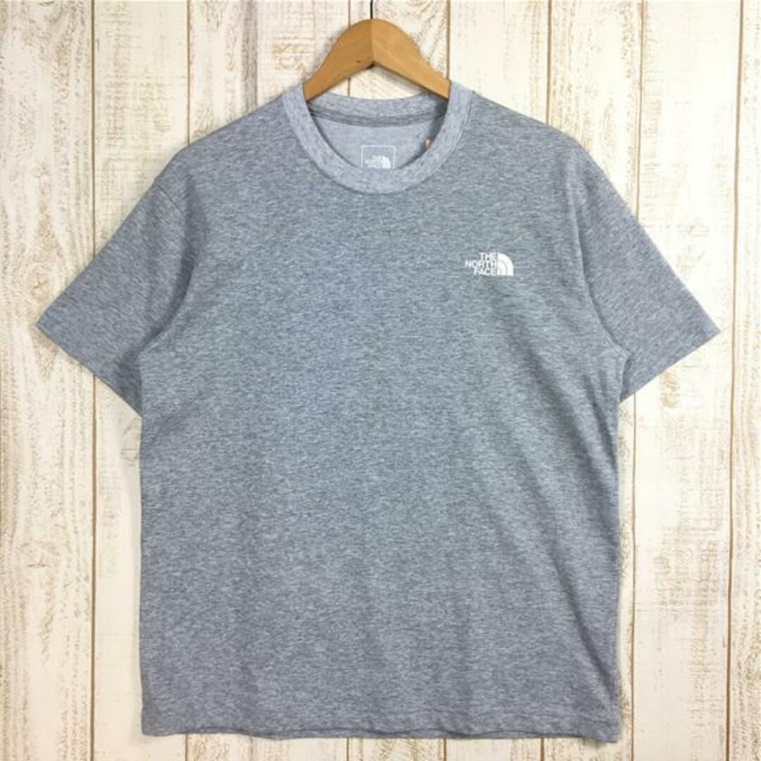 MENs M  ノースフェイス ショートスリーブ ヌプシ ティー S/S Nuptse Tee Tシャツ NORTH FACE NT32352 グレー系