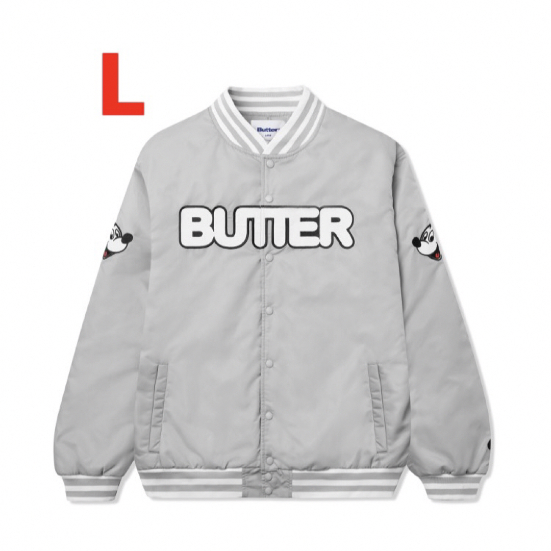 ナイロンジャケットDisney × Butter Goods ボンバージャケット Lサイズ