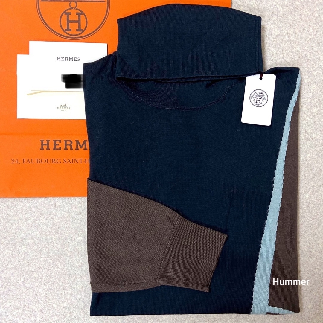 Hermes(エルメス)の国内正規品 21～22Aw未使用 S エルメス タートル ニット セーター メンズのトップス(ニット/セーター)の商品写真