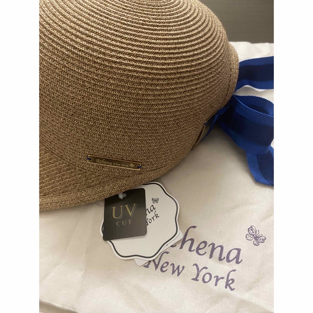 Athena New York(アシーナニューヨーク)の【さんちゃん様専用】AthenaNewYorkジャネットブルー新品未使用タグ付き レディースの帽子(その他)の商品写真