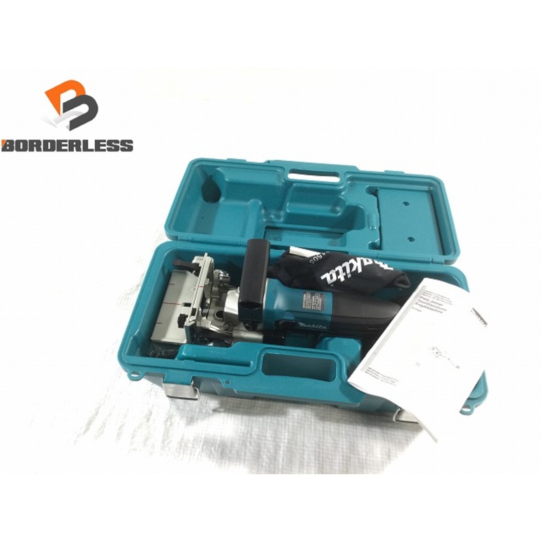 ☆極美品☆ makita マキタ 100V 100mm ジョイントカッター PJ7000 ビスケット ジョイナー 電動工具 切削工具 ケース付 77393工具