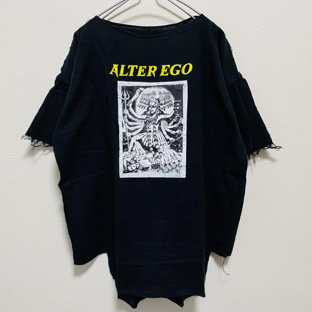 ART VINTAGE(アートヴィンテージ)の美品　ALTER EGO シヴァ神　ガーゼシャツ メンズのトップス(Tシャツ/カットソー(半袖/袖なし))の商品写真