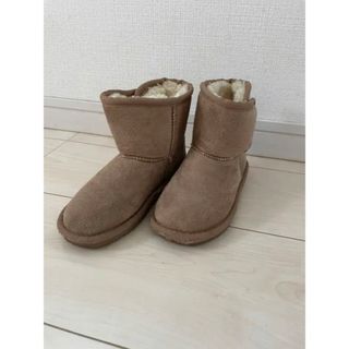 ビーデアール(B de R)のBdeR ムートンブーツ 18cm(ブーツ)