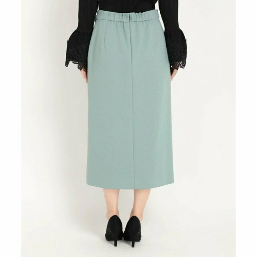 STRAWBERRY-FIELDS(ストロベリーフィールズ)の【ライトグレー】【XS】ツイルジャージ スカート レディースのスカート(ロングスカート)の商品写真