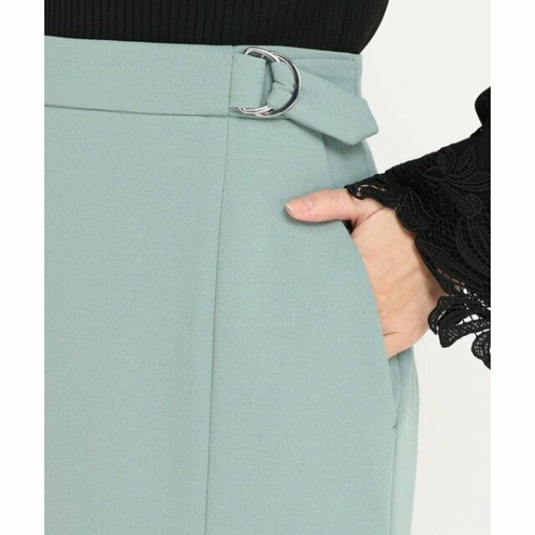 STRAWBERRY-FIELDS(ストロベリーフィールズ)の【ライトグレー】ツイルジャージ スカート レディースのスカート(ロングスカート)の商品写真