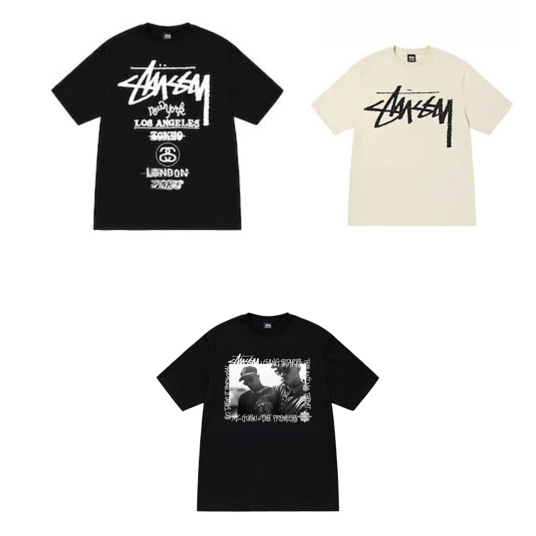 STUSSY tシャツ Lサイズ　３枚セットメンズ