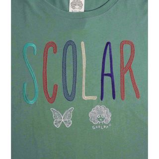 scalar SCOLAR＆スカラーちゃん＆蝶刺繍プルオーバー 132723