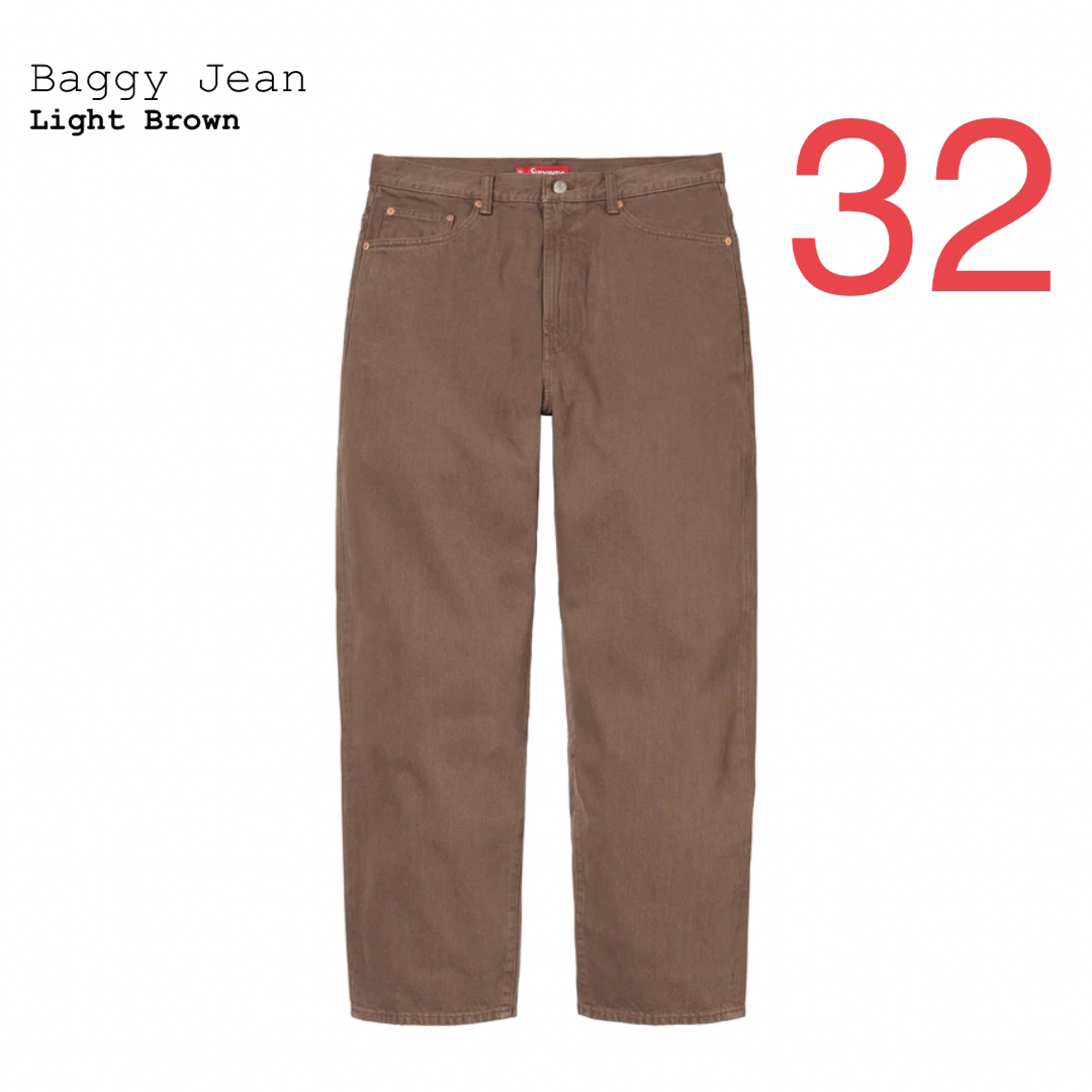 Supreme Baggy Jean Light Brown シュプリーム 32 - デニム/ジーンズ