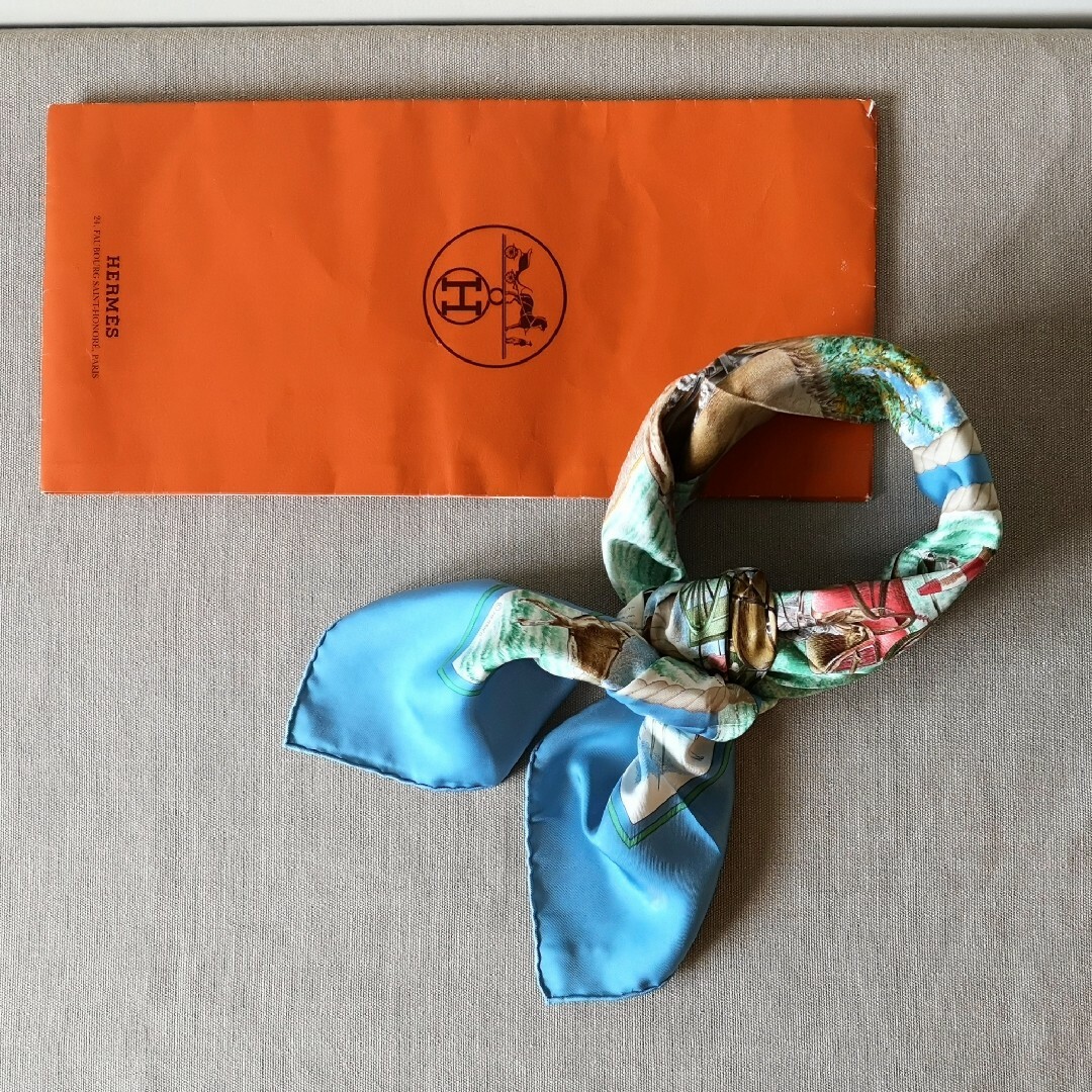 Hermes   美品 HERMES/エルメス カレ 大判 シルクスカーフ ショール