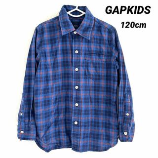 ギャップキッズ(GAP Kids)のGAPKIDS 長袖シャツ 綿 お洒落 120cm(Tシャツ/カットソー)