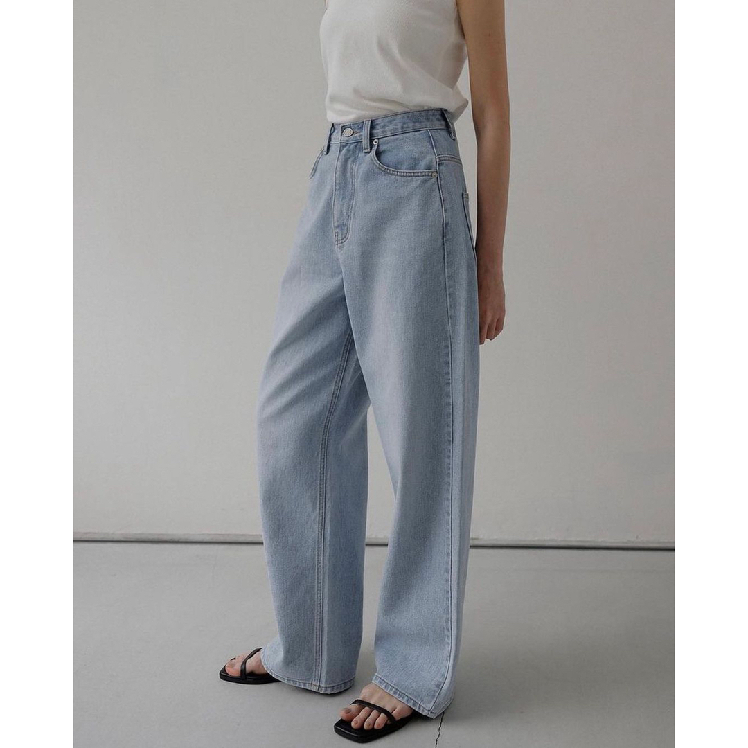 na.e  Wide Loose Jeans Ｌ　通常丈