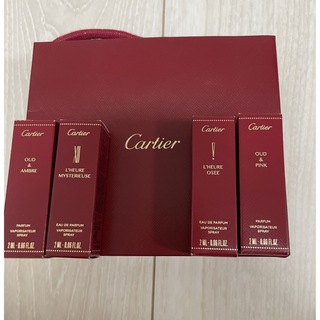 カルティエ(Cartier)のウッドピンク、ミステリアス　2点　Cartier 香水　未使用(ユニセックス)