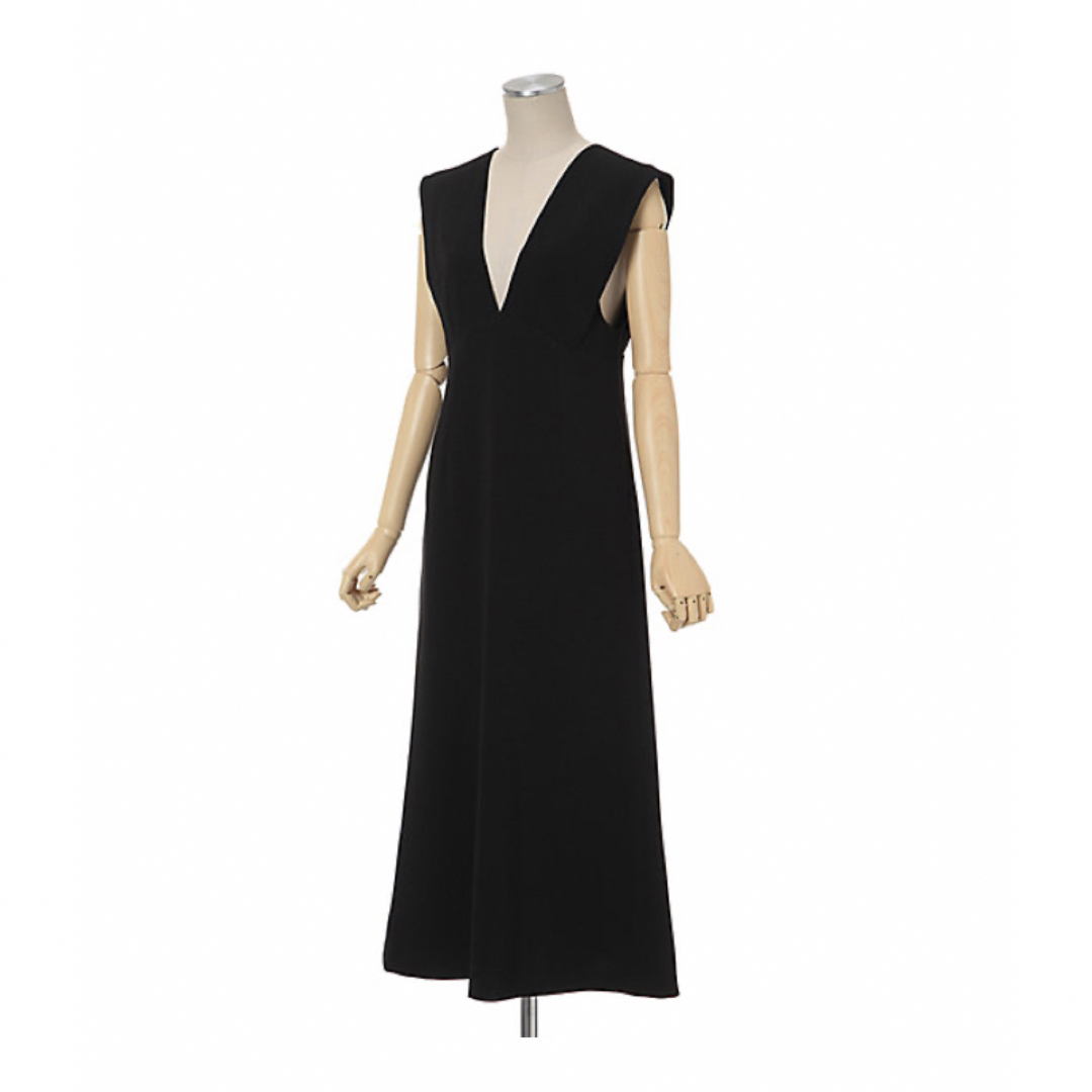 Mame KurogouchiマメV Neck Sleeveless Dress