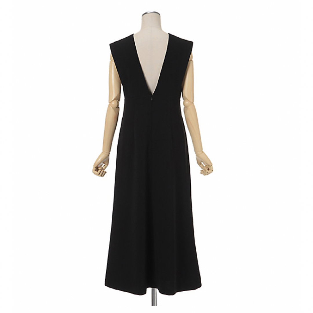 Mame KurogouchiマメV Neck Sleeveless Dress