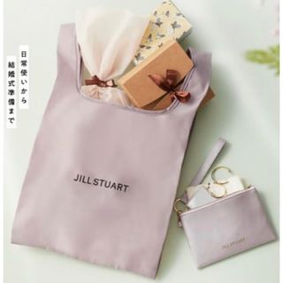 ジルスチュアート(JILLSTUART)のゼクシィ 付録 JILL STUART エコバッグ&ストラップ付きポーチ (エコバッグ)