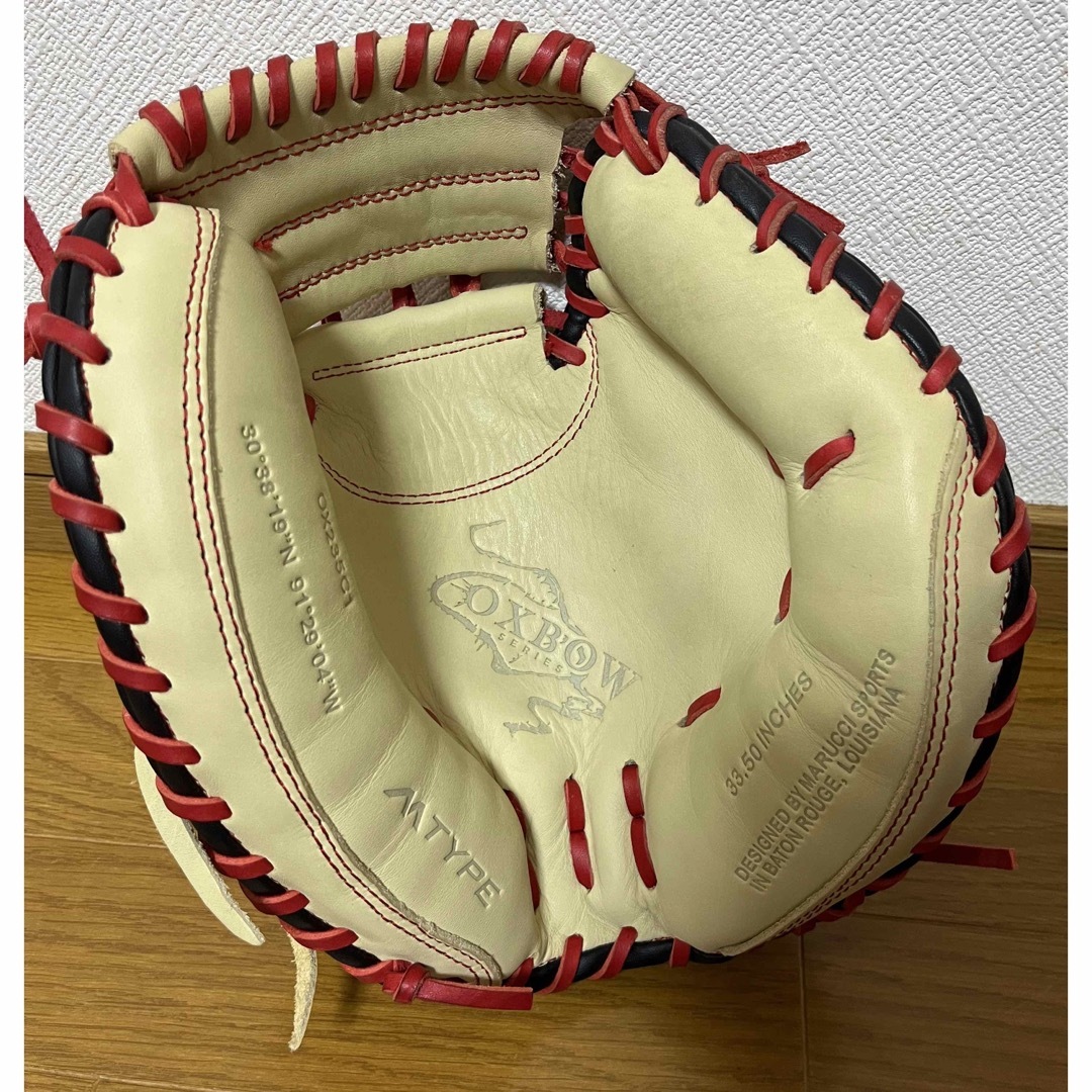 HATAKEYAMA(ハタケヤマ)の颯稀様 marucci(マルーチ)硬式キャッチャーミット スポーツ/アウトドアの野球(グローブ)の商品写真