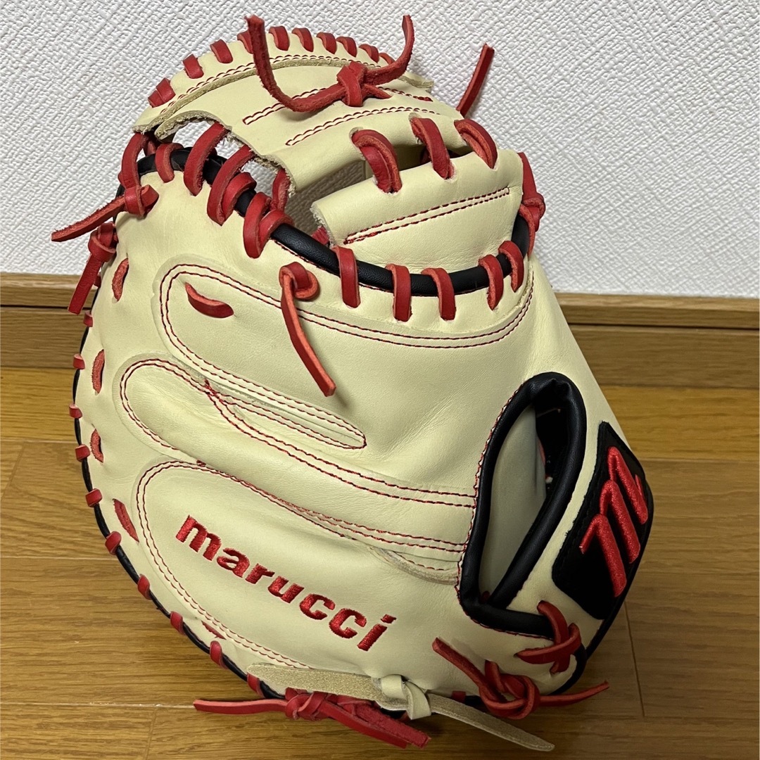 HATAKEYAMA(ハタケヤマ)の颯稀様 marucci(マルーチ)硬式キャッチャーミット スポーツ/アウトドアの野球(グローブ)の商品写真